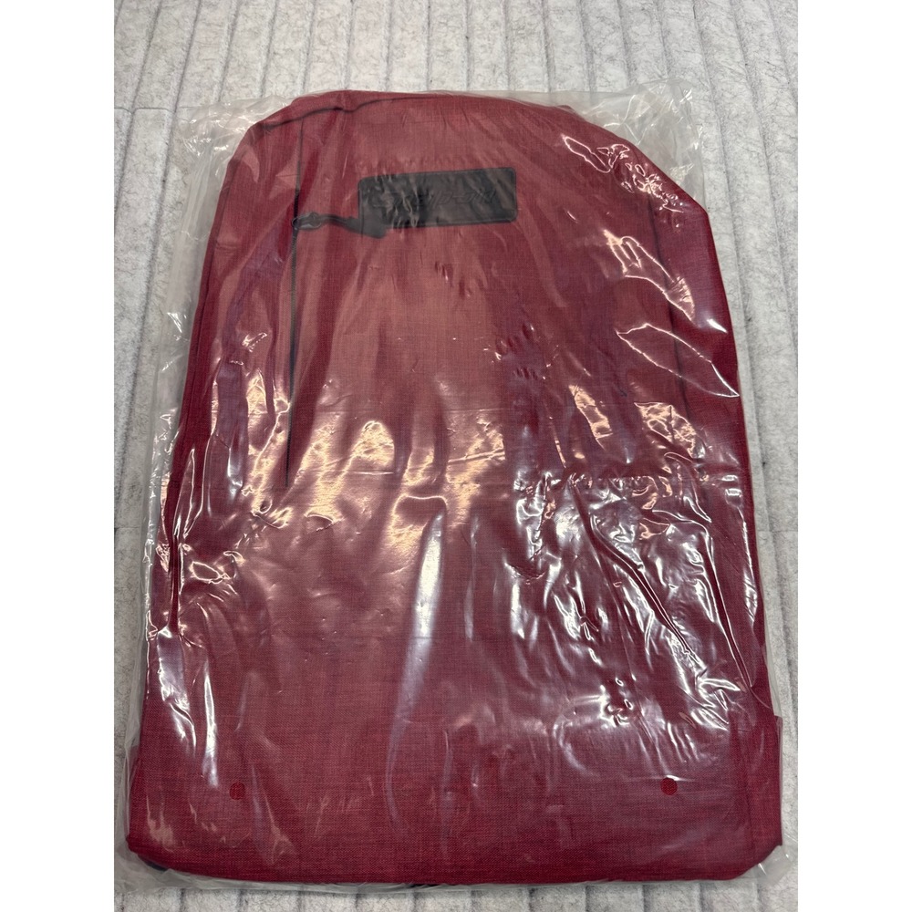 Snap-on Tools Red Heathered Canvas Backpack Adjustable Straps Logo Patch NEW